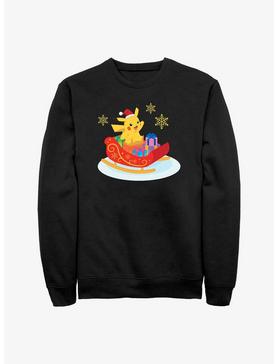 Pokemon Pikachu Sleigh Ride Sweatshirt, , hi-res