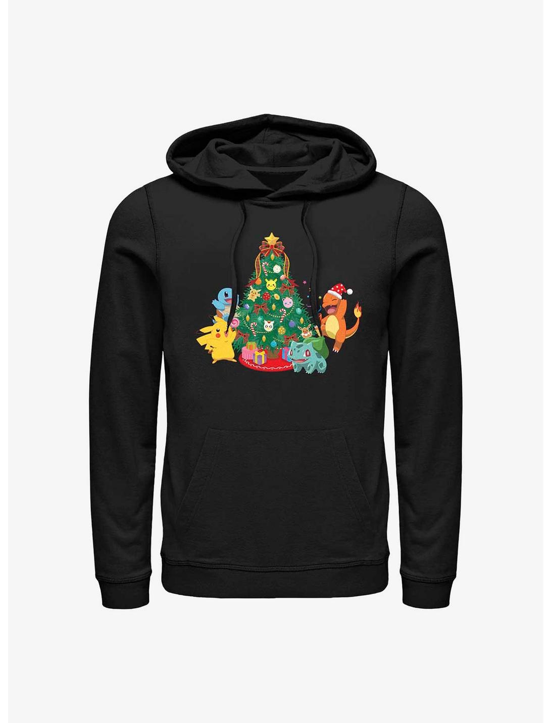 Pokemon Christmas Tree Hoodie, BLACK, hi-res