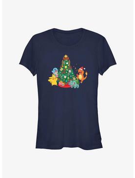 Pokemon Christmas Tree Girls T-Shirt, , hi-res