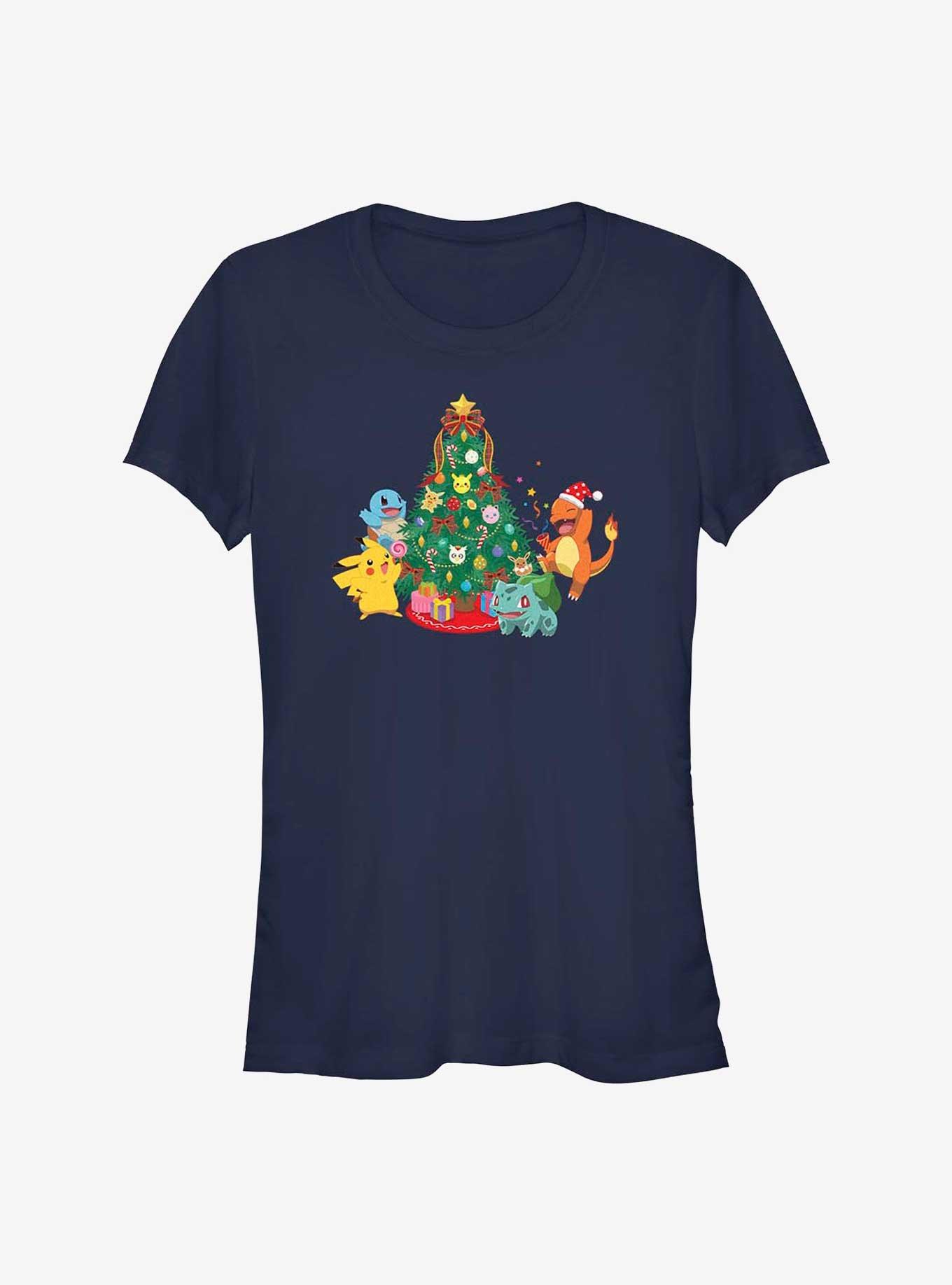 Pokemon Christmas Tree Girls T-Shirt, , hi-res