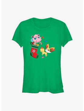 Pokemon Jiggly Puff and Fennekin Gift Stocking Girls T-Shirt, , hi-res