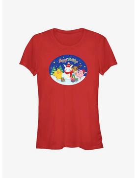 Pokemon Happy Holidays Snowman Girls T-Shirt, , hi-res