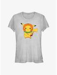 Pokemon Pikachu Pumpkin Hat Girls T-Shirt, ATH HTR, hi-res