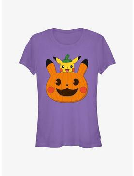 Pokemon Pumpkin Pikachu Girls T-Shirt, , hi-res