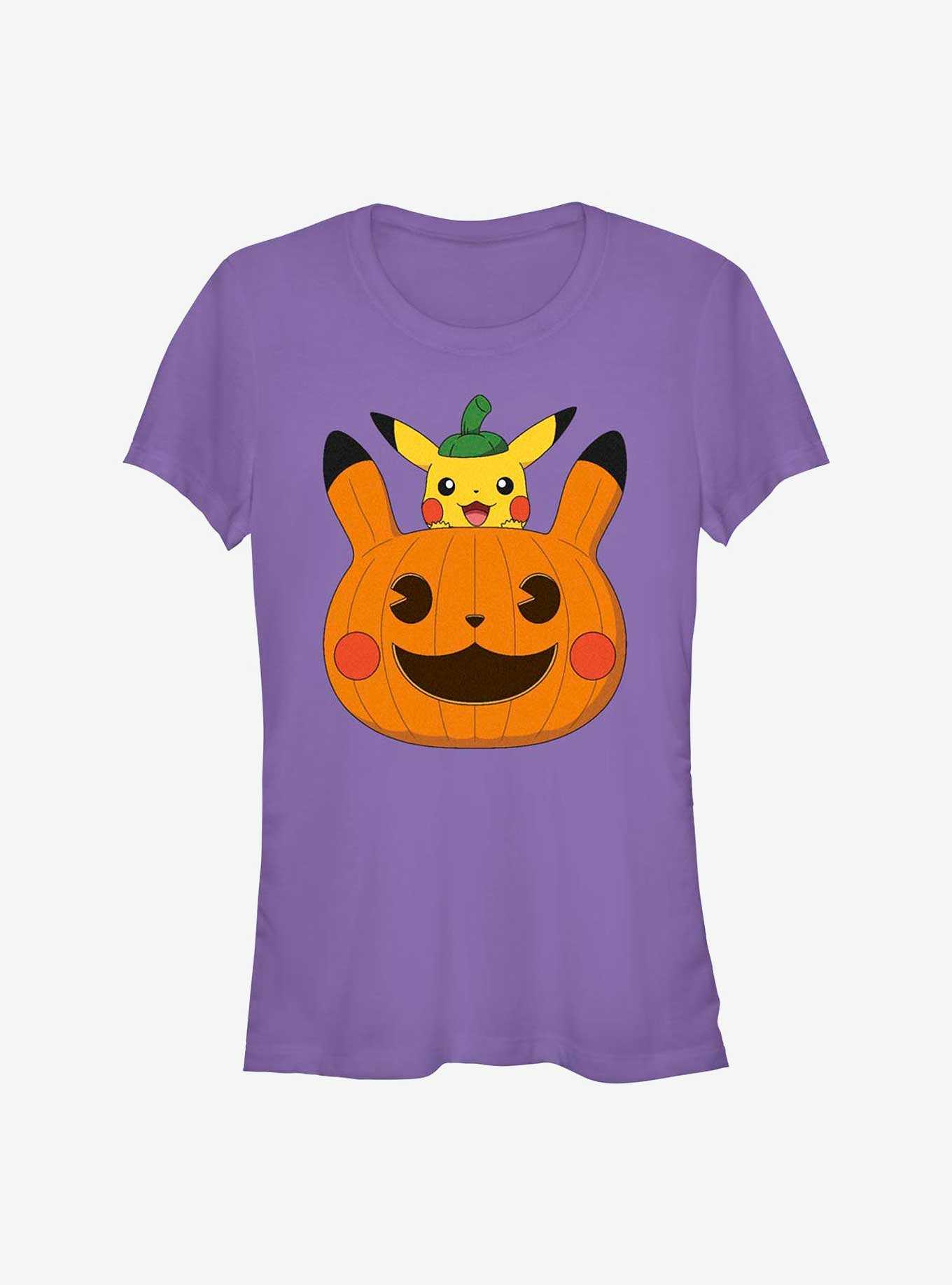 Pokemon Pumpkin Pikachu Girls T-Shirt, , hi-res