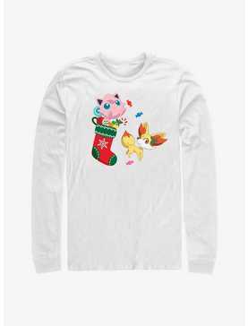 Pokemon Jiggly Puff and Fennekin Gift Stocking Long-Sleeve T-Shirt, , hi-res