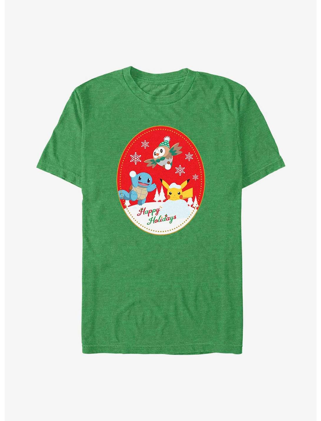 Pokemon Happy Holiday Snow Day T-Shirt, KEL HTR, hi-res