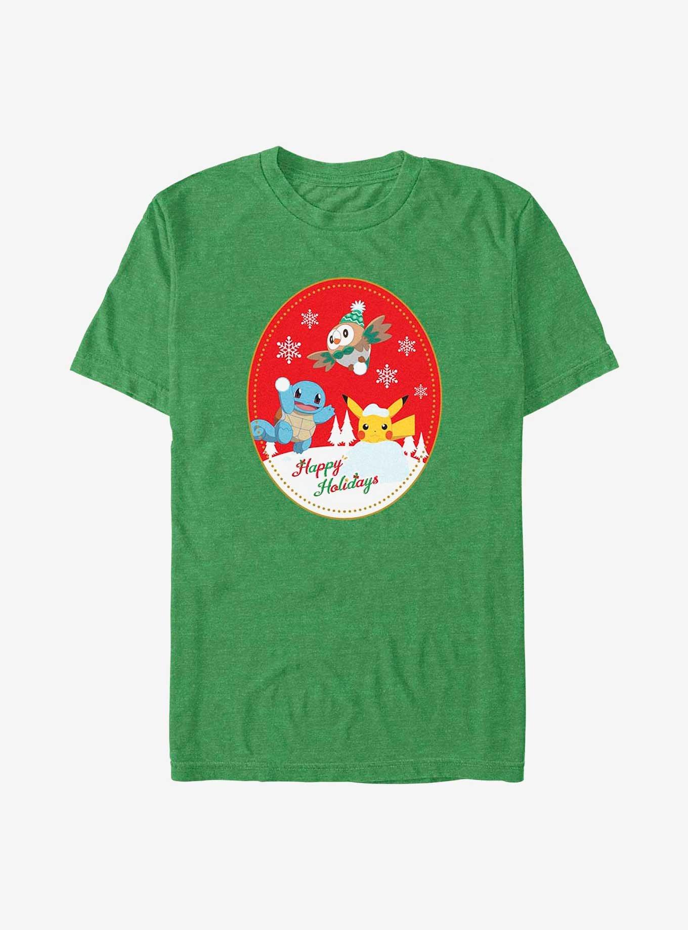 Pokemon Happy Holiday Snow Day T-Shirt, KEL HTR, hi-res