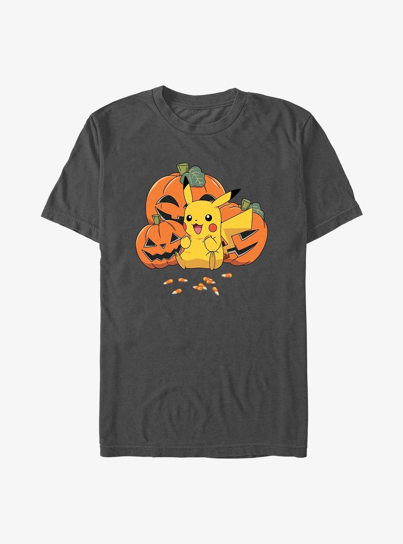 Pokemon Pikachu Pumpkins & Candy Corn T-Shirt, , hi-res