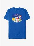 Pokemon Happy Holidays Snow Globe T-Shirt, ROYAL, hi-res
