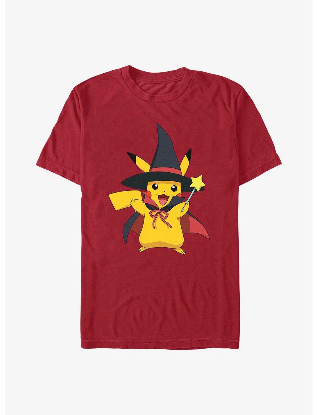 Pokemon Pikachu Witch Hat T-Shirt, CARDINAL, hi-res