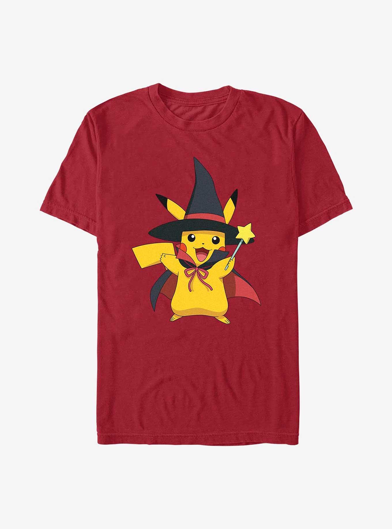 Pokemon Pikachu Witch Hat T-Shirt, CARDINAL, hi-res