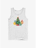 Pokemon Christmas Tree Tank Top, WHITE, hi-res