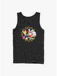 Pokemon Pichu and Delibird Holiday Party Tank, BLACK, hi-res