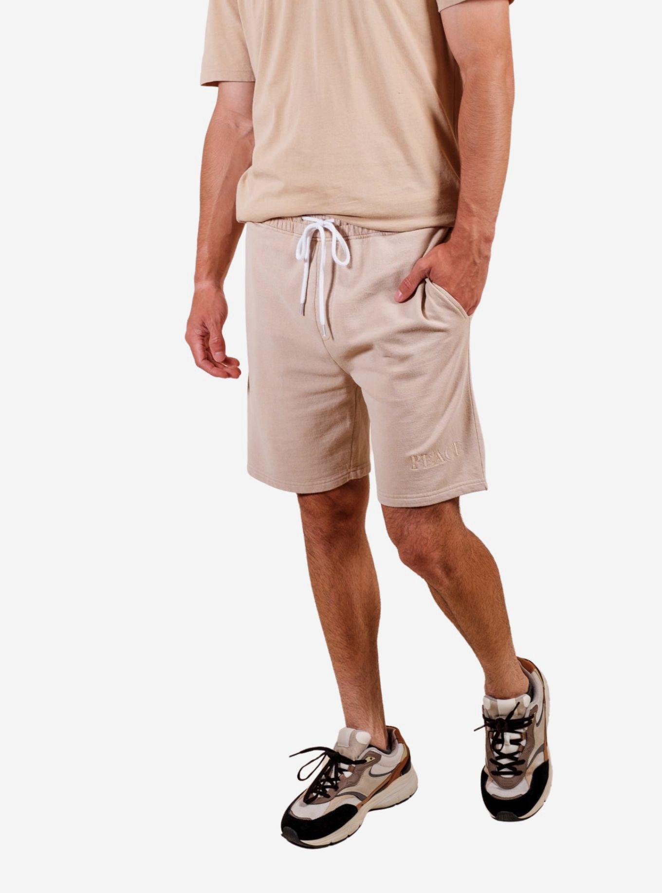 Sand Peace Garment Washed Shorts, SAND, hi-res
