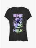 Marvel She-Hulk: Attorney At Law Punch Portrait Girls T-Shirt, BLACK, hi-res