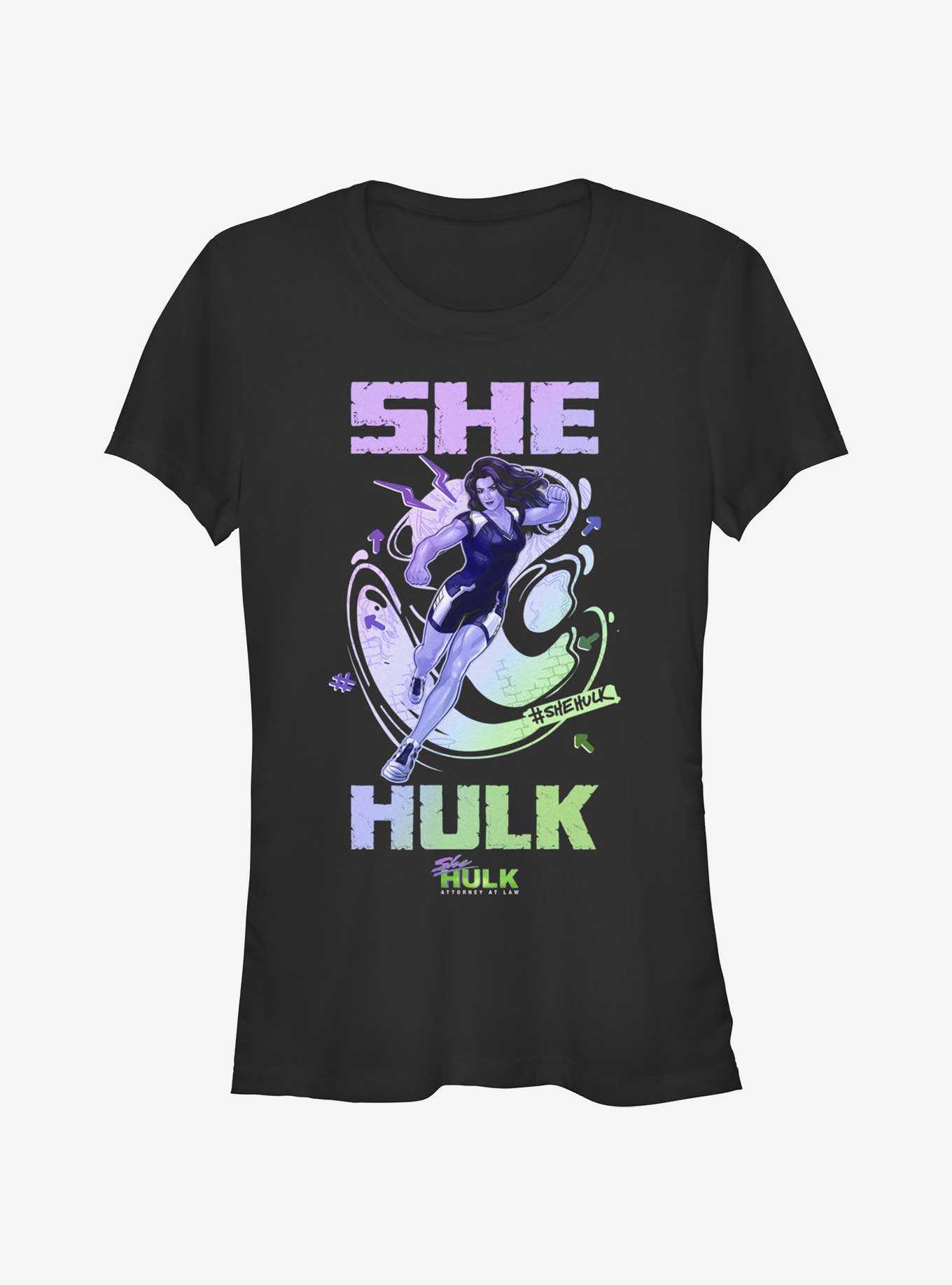 Marvel She-Hulk: Attorney At Law Punch Portrait Girls T-Shirt, , hi-res