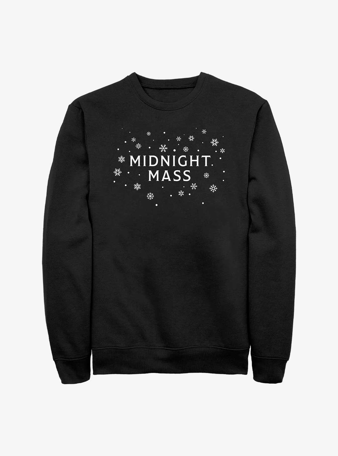 Midnight Mass Snowflake Logos Sweatshirt, , hi-res