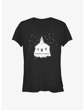 Midnight Mass Snowy Church Girls T-Shirt, , hi-res