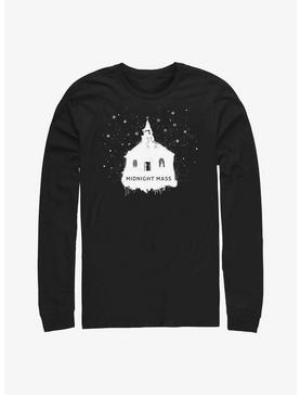 Midnight Mass Snowy Church Long-Sleeve T-Shirt, , hi-res