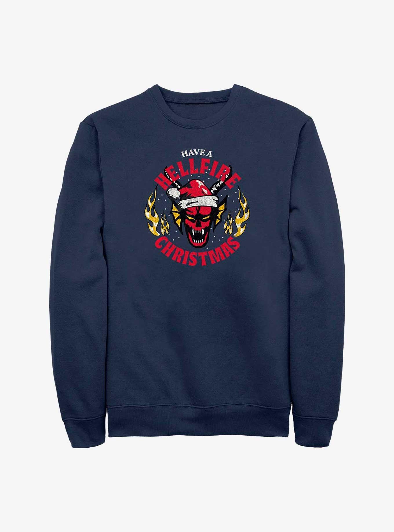 Stranger Things Have A Hellfire Christmas Sweatshirt, , hi-res