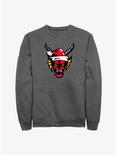 Stranger Things Hellfire Christmas Club Sweatshirt, CHAR HTR, hi-res