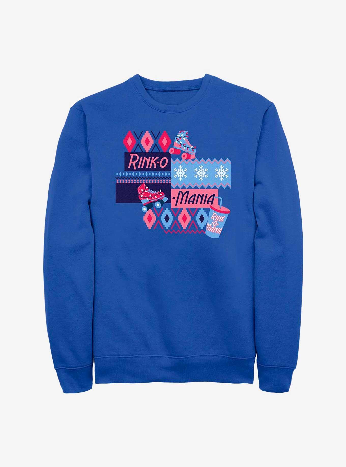 Stranger Things Rink-O-Mania Logo Sweatshirt, ROYAL, hi-res