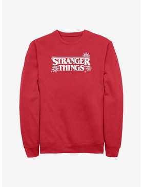 Stranger Things Snowflake Logo Sweatshirt, , hi-res