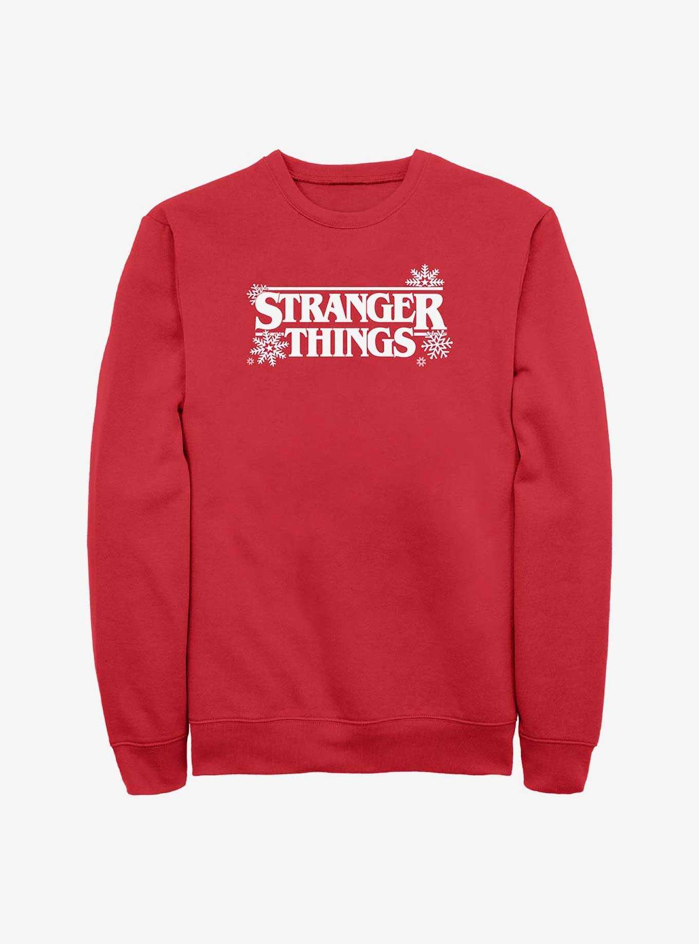 Stranger Things Snowflake Logo Sweatshirt, , hi-res