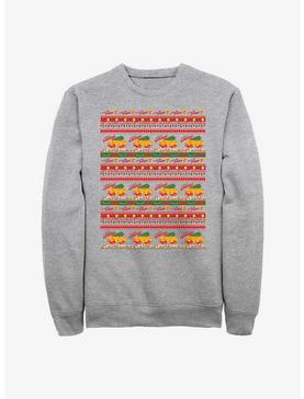 Stranger Things Surfer Boy Pizza Pattern Sweatshirt, , hi-res