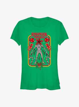 Stranger Things Demogorgon Holiday Girls T-Shirt, , hi-res