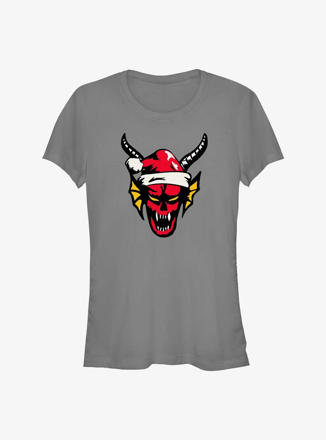 Stranger Things Hellfire Christmas Club Girls T-Shirt