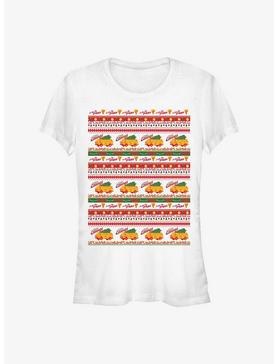 Stranger Things Surfer Boy Pizza Pattern Girls T-Shirt, , hi-res