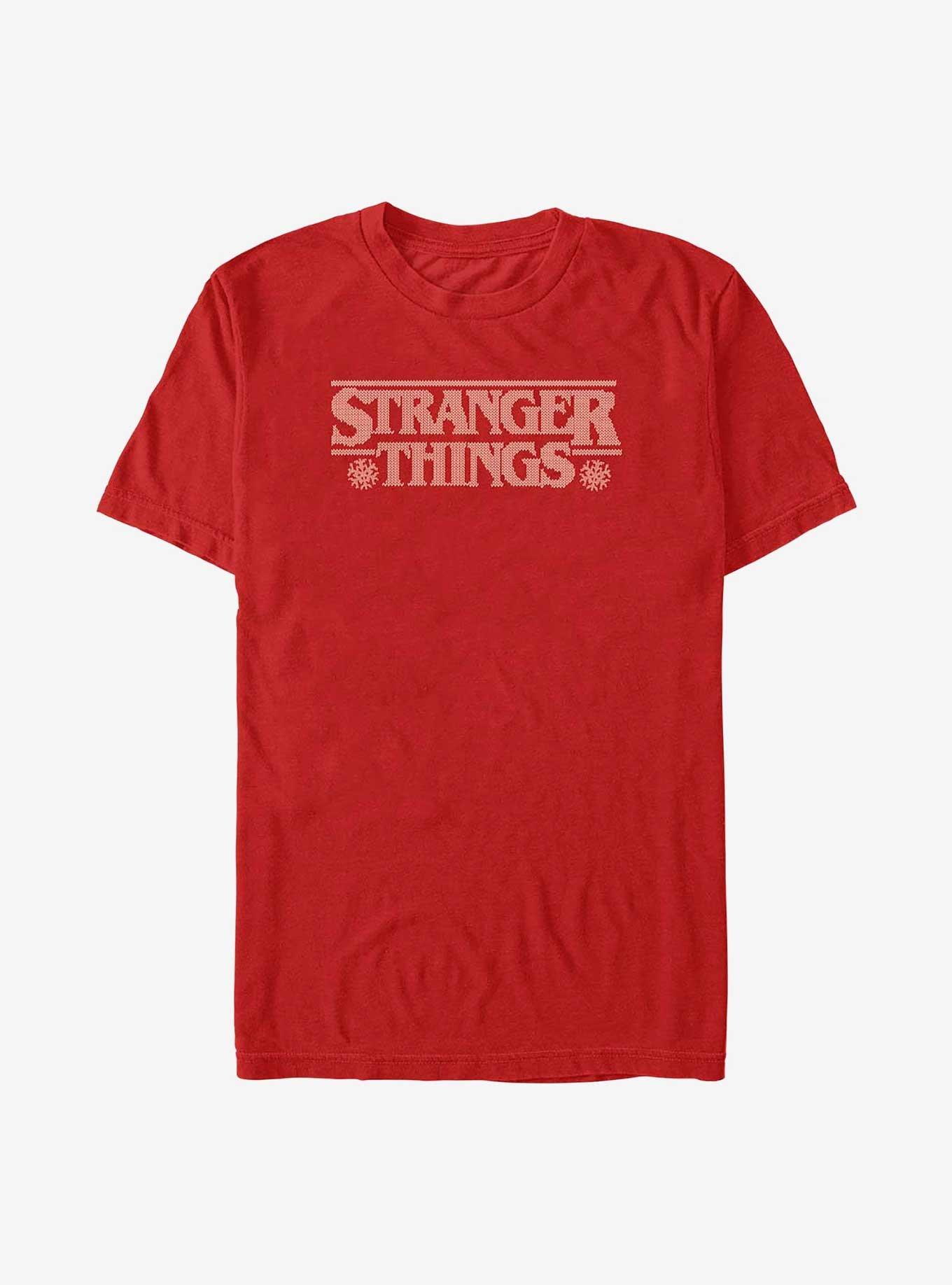 Stranger Things Knitted Logo T-Shirt