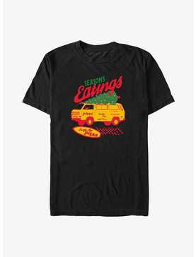 Stranger Things Season's Eatings Surfer Boy Pizza T-Shirt, , hi-res