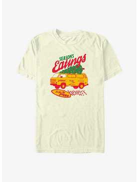 Stranger Things Season's Eatings Surfer Boy Pizza T-Shirt, , hi-res