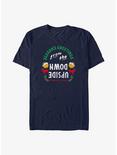 Stranger Things Season's Greetings From The Upside Down T-Shirt, NAVY, hi-res