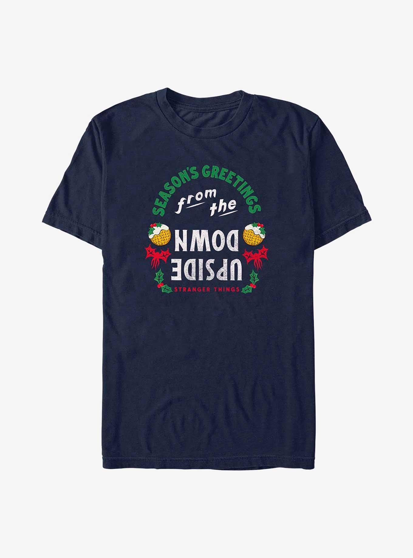 Stranger Things Season's Greetings From The Upside Down T-Shirt, , hi-res