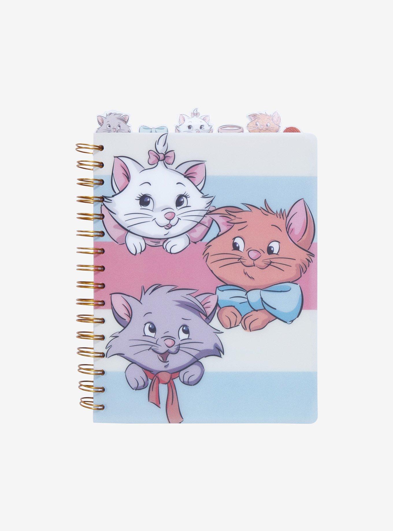 Disney The Aristocats Stripe Tabbed Journal, , hi-res