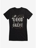 The School For Good And Evil Good Is Great Girls T-Shirt, BLACK, hi-res