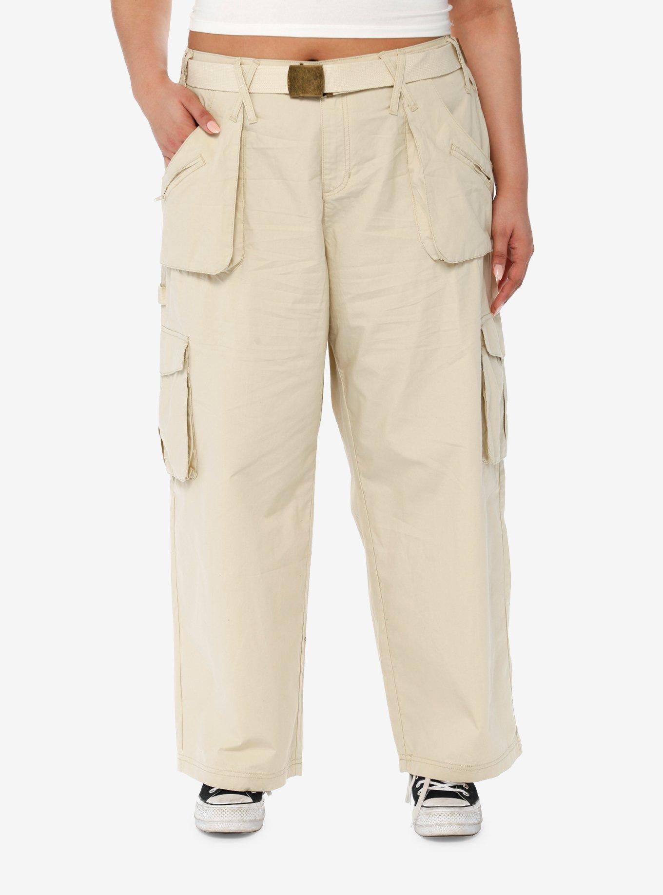 Women's plus size shop cargo work pants