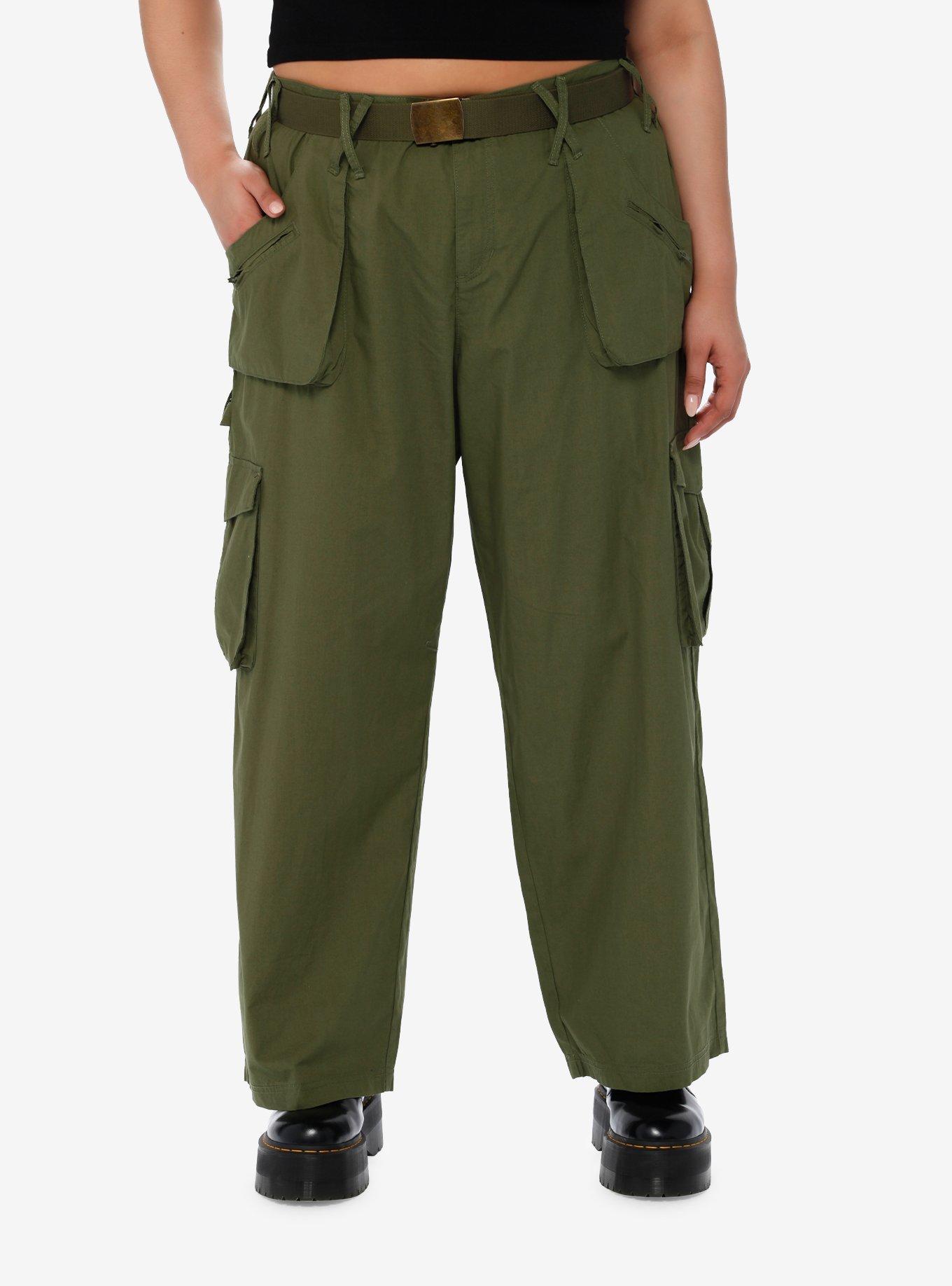 Green Cargo Work Pants Plus Size Hot Topic