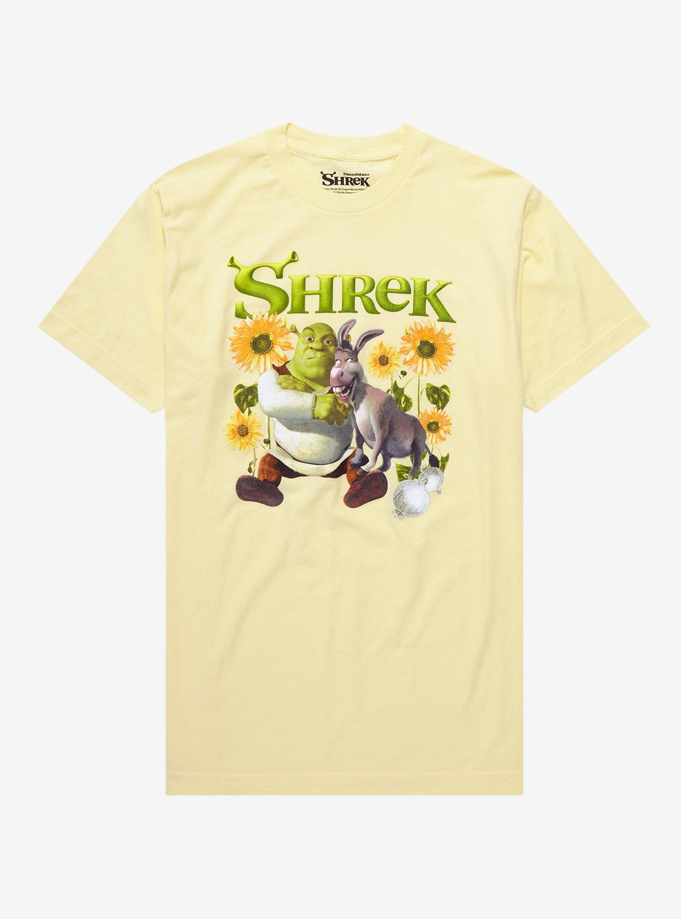 Shrek Sunflower Boyfriend Fit Girls T-Shirt, MULTI, hi-res