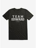 Twilight Team Edward Collegiate Font T-Shirt, BLACK, hi-res