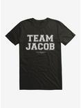 Twilight Team Jacob Collegiate Font T-Shirt, BLACK, hi-res