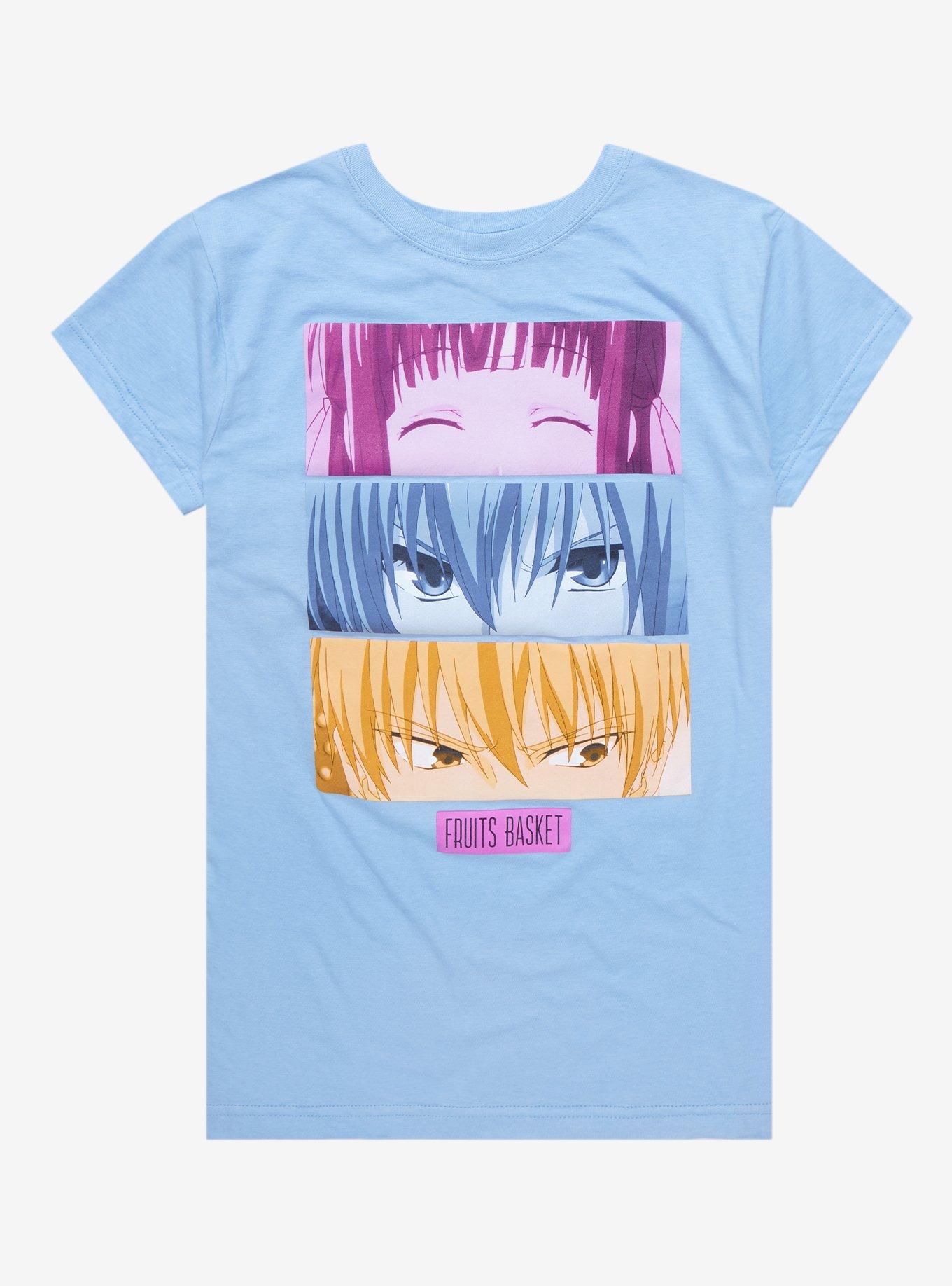 Fruits Basket Trio Eyes Panel Girls T-Shirt, , hi-res