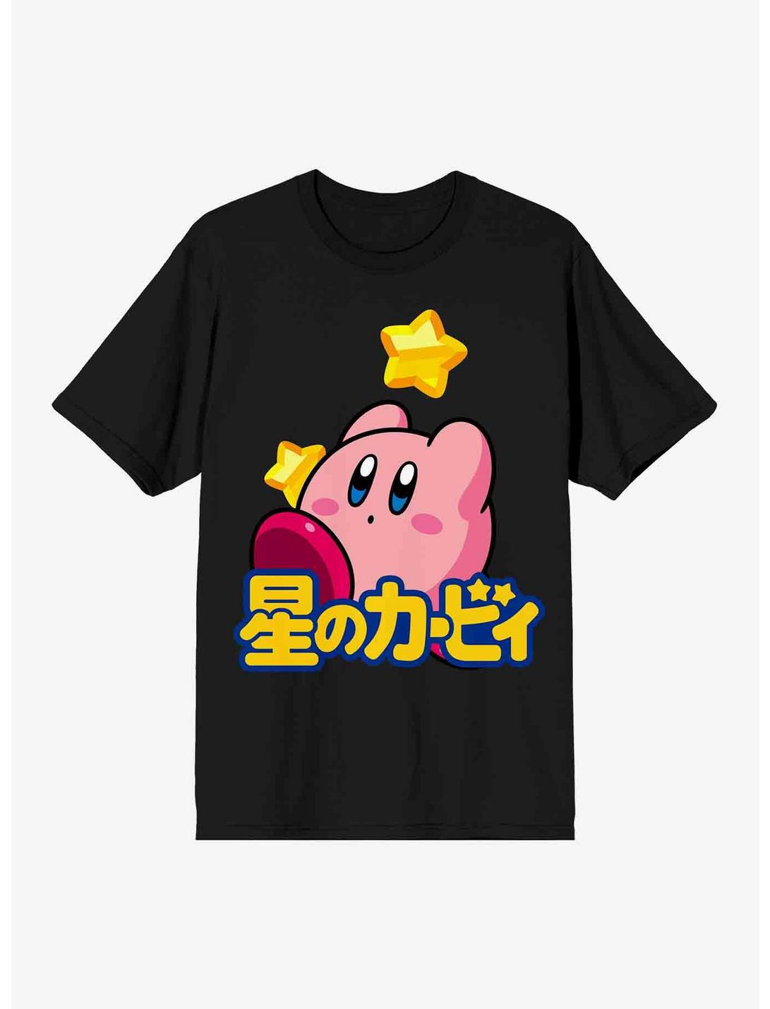 Kirby Japanese Text Boyfriend Fit Girls T-Shirt, MULTI, hi-res
