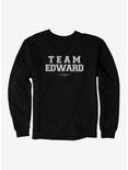 Twilight Team Edward Collegiate Font Sweatshirt, BLACK, hi-res