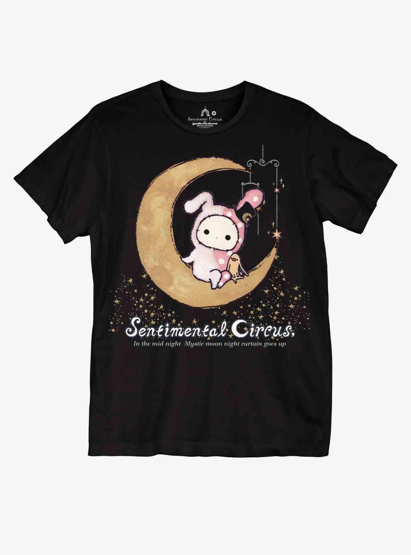 Sentimental Circus Shappo Bunny Boyfriend Fit Girls T-Shirt, MULTI, hi-res