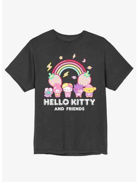 Hello Kitty And Friends Strawberry Rainbow Boyfriend Fit Girls T-Shirt, , hi-res